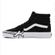 VANS, Sk8-hi flame suede, Black/white