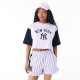 NEW ERA, Mlb lifestyle crop tee neyyan, Pslblk