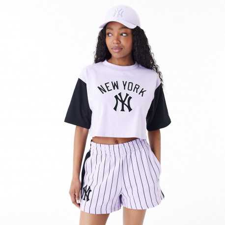 Mlb lifestyle crop tee neyyan - Pslblk