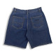 NONSENSE, Short bigfoot denim, Dark denim