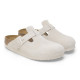 BIRKENSTOCK, Boston leve, Modern suede antique white