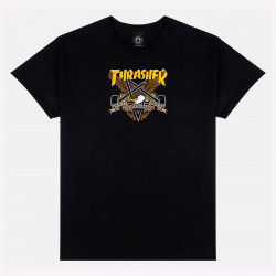 THRASHER, T-shirt eaglegram, Black