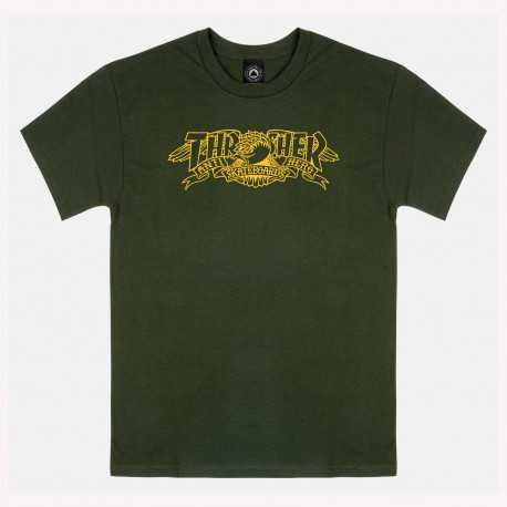 T-shirt mag banner - Forest green