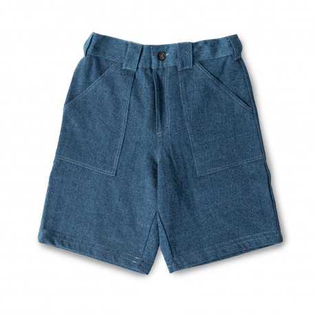 Painter shorts - Light blue denim