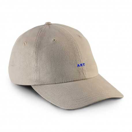 Art cap - Beige / blue