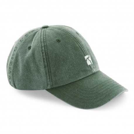 Classic cap - Green denim