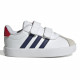 ADIDAS, Vl court 3.0 cf i, Ftwwht/darkblue/betsca