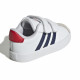 ADIDAS, Vl court 3.0 cf i, Ftwwht/darkblue/betsca