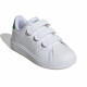 ADIDAS, Advantage base 2.0 cf c, Ftwwht/ftwwht/green