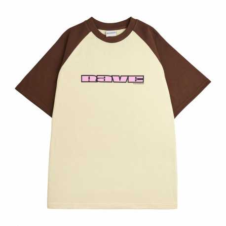 Friday raglan tee - Brown vanilla