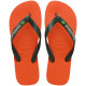 HAVAIANAS, Brasil logo, Sunset orange