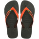 HAVAIANAS, Brasil mix, Olive green/sunset orange