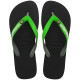 HAVAIANAS, Brasil mix, Black/lime green