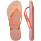 HAVAIANAS, Slim glitter iridescent, Peach rose