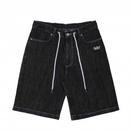 Serif logo denim - Black