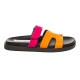 STEVE MADDEN, Missile-e sandal, Orange/magenta