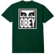 OBEY, Obey eyes icon 2, Forest green