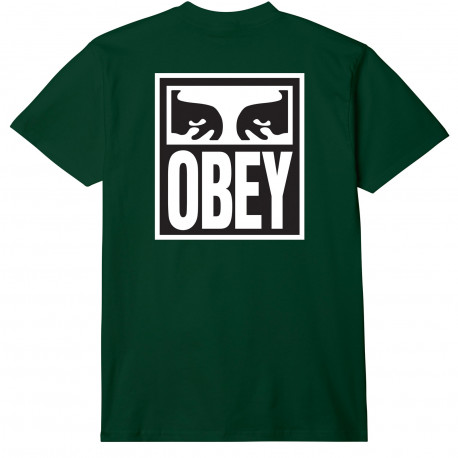 Obey eyes icon 2 - Forest green