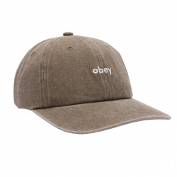 OBEY, Pigment lowercase 6 panel stra, Pigment olive