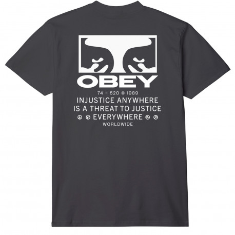 Obey justice everywhere - Black