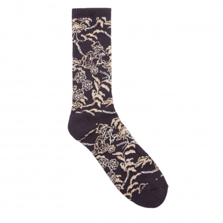 Obey mushroom socks - Dark navy multi