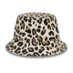 NEW ERA, Wmns leopard bucket newera, Stnblk