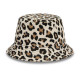 NEW ERA, Wmns leopard bucket newera, Stnblk