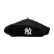 NEW ERA, Wmns wool beret neyyan, Blk