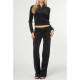 JUICY COUTURE, Straight leg track pant with pocket, Black