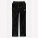 JUICY COUTURE, Velour track pant with diamante branding, Black