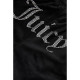 JUICY COUTURE, Velour track pant with diamante branding, Black