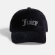 JUICY COUTURE, Velour & diamante baseball cap, Black