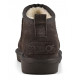 COLORS OF CALIFORNIA, Short winter boot in suede, Moka