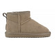 COLORS OF CALIFORNIA, Short winter boot in suede, Taupe