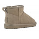 COLORS OF CALIFORNIA, Short winter boot in suede, Taupe