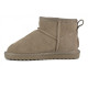 COLORS OF CALIFORNIA, Short winter boot in suede, Taupe