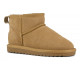 COLORS OF CALIFORNIA, Short winter boot in suede, Tan