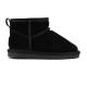 COLORS OF CALIFORNIA, Short winter boot in suede, Black