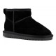 COLORS OF CALIFORNIA, Short winter boot in suede, Black