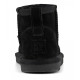 COLORS OF CALIFORNIA, Short winter boot in suede, Black