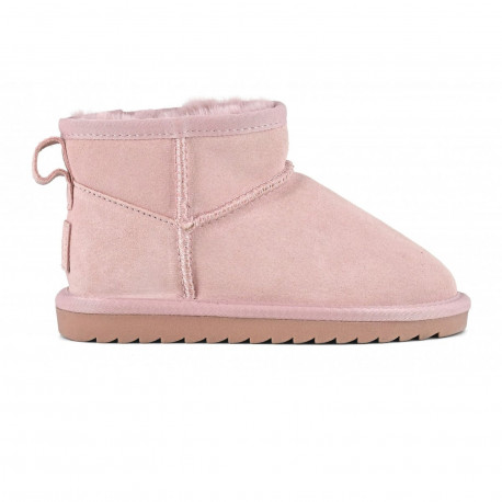 Short winter boot in suede - Quartz