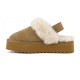 COLORS OF CALIFORNIA, Platform slipper, Tan