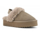 COLORS OF CALIFORNIA, Platform slipper, Taupe