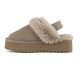 COLORS OF CALIFORNIA, Platform slipper, Taupe