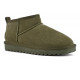 COLORS OF CALIFORNIA, Short winter boot in suede, Military