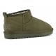 COLORS OF CALIFORNIA, Short winter boot in suede, Military