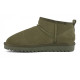 COLORS OF CALIFORNIA, Short winter boot in suede, Military