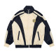 JACKER, Jfc tracksuit jacket, Beige / navy