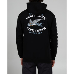 SALTY CREW, Kamikaze zip fleece, Black