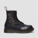 DR. MARTENS, 1460, Black decayed roses classic tumbled nappa